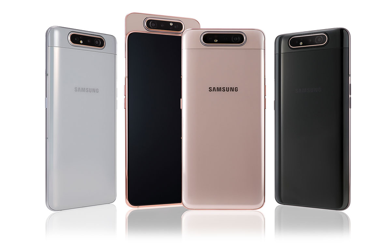 Illustration for article titled Galaxy A80: Samsung destruye el notch con una cámara giratoria y deslizante de 48 mpx